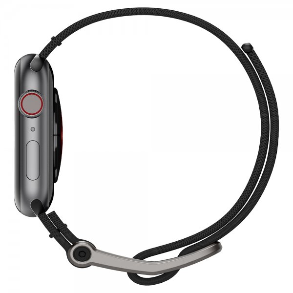 Apple Watch 44/45/46mm/Ultra 49mm Ranneke DuraPro Flex Musta