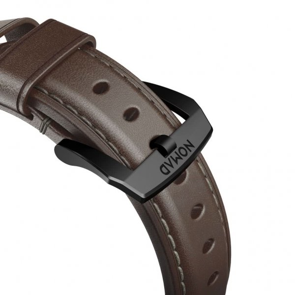Apple Watch 44/45/46mm/Apple Watch Ultra Ranneke Traditional Band Black Hardware Rustic Brown