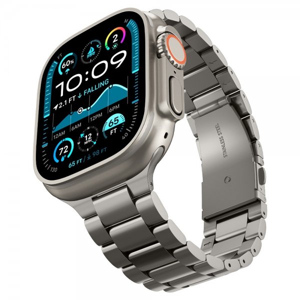 Apple Watch 44/45/46mm/Ultra 49mm Ranneke Modern Fit Titanium Natural Titanium