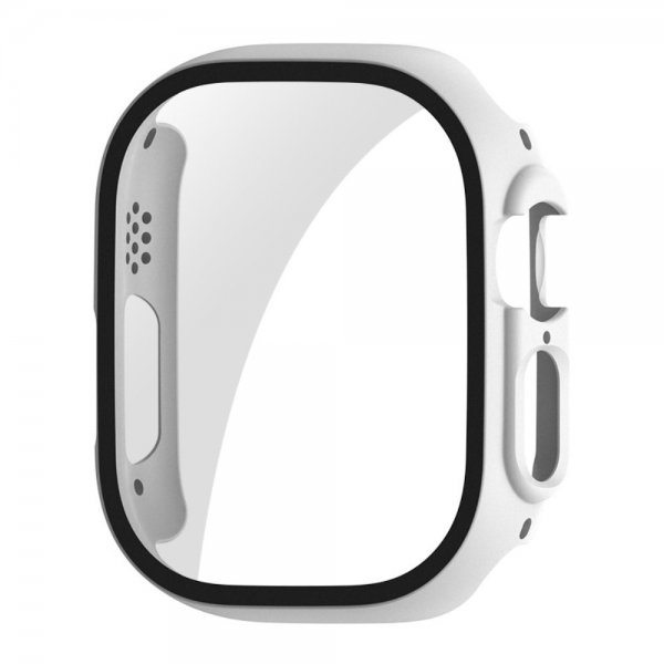 Apple Watch Ultra Kuori Sisäänrakennettu näytönsuoja Valkoinen