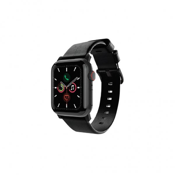Apple Watch 42/44/45mm/Apple Watch Ultra Ranneke Leather Band Black