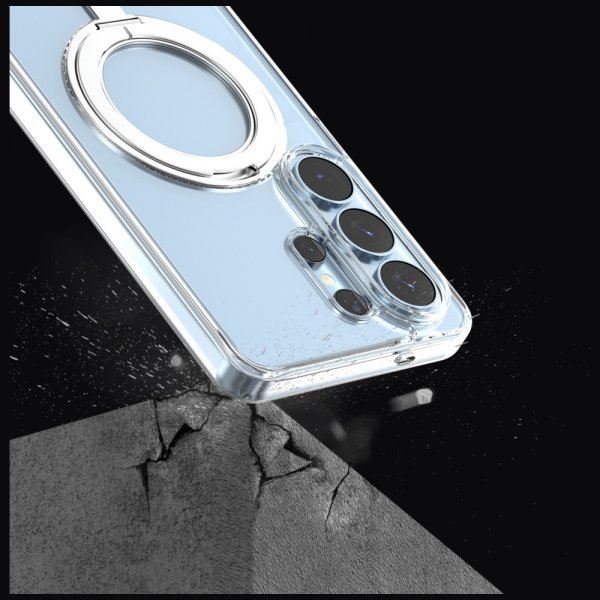 Samsung Galaxy S26 Ultra Kuori Duple M Stand Läpinäkyvä