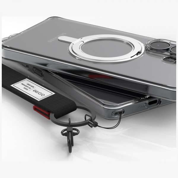 Samsung Galaxy S26 Ultra Kuori Duple M Stand Läpinäkyvä