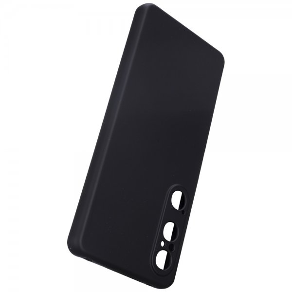 Sony Xperia 1 VI Kuori Silikoni Musta