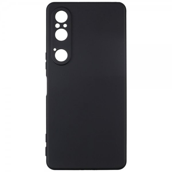 Sony Xperia 1 VI Kuori Silikoni Musta