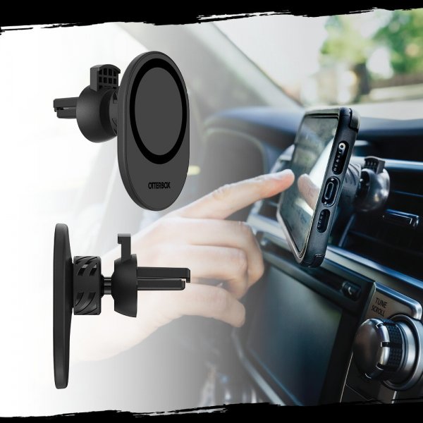 Autoteline Car Vent Mount MagSafe Musta