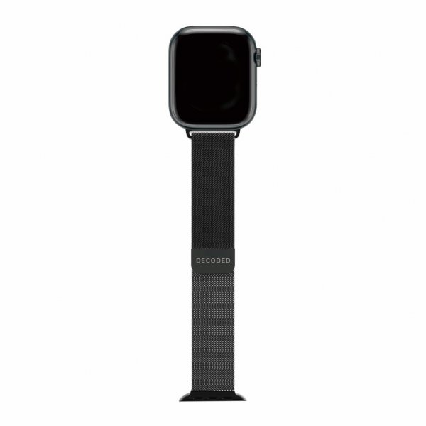 Apple Watch 38/40/41/42mm Ranneke Milan Traction Strap Musta