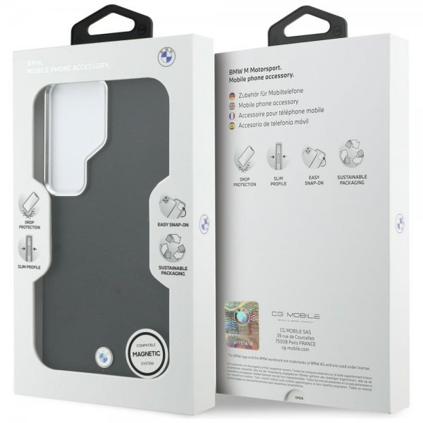 Samsung Galaxy S26 Ultra Kuori Metal Logo MagSafe Musta