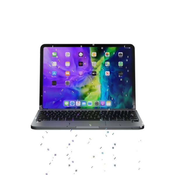 Pro Alumiini näppäimistö varten iPad Air 10.9/Pro 11 kanssa trackpad Nordisk layout