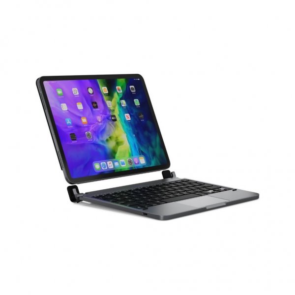 Pro Alumiini näppäimistö varten iPad Air 10.9/Pro 11 kanssa trackpad Nordisk layout