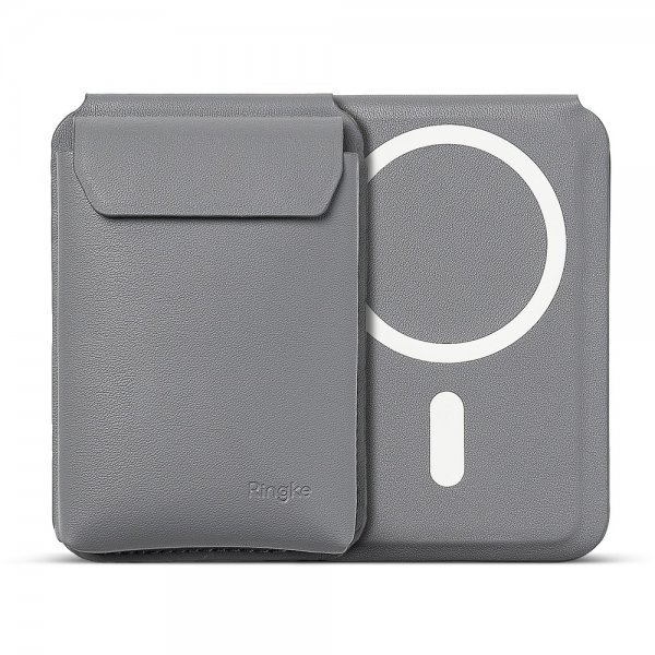 Korttipidike Stand Pocket Magnetic MagSafe Light Gray