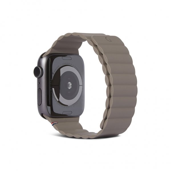 Apple Watch 38/40/41mm Ranneke Silicone Magnetic Traction Strap Lite Dark Taupe