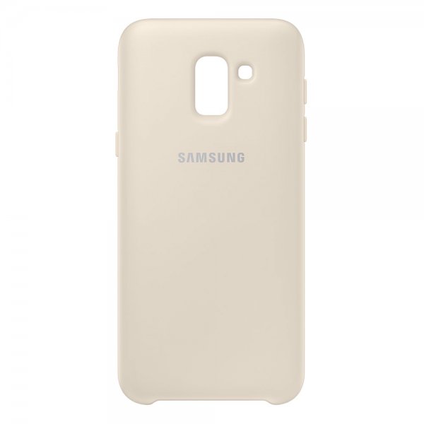 Dual Layer Cover till Samsung Galaxy J6 Keltainend