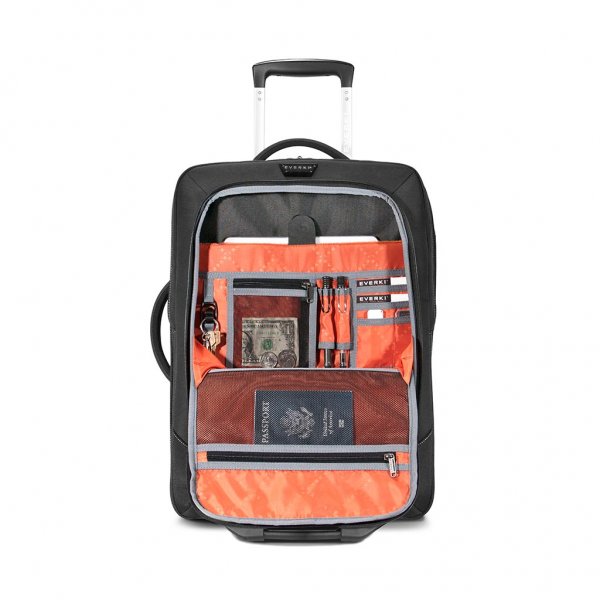 EKB420 Matkalaukku Musta Oranssi