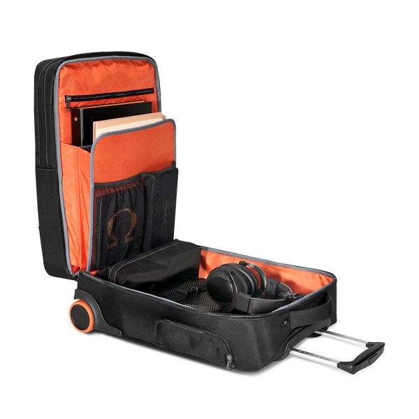 EKB420 Matkalaukku Musta Oranssi