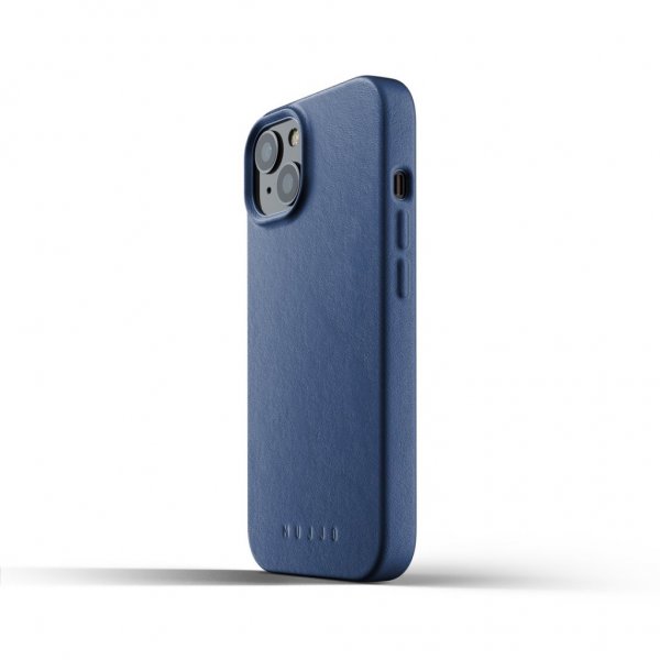iPhone 13 Kuori Full Leather Case Monaco Blue