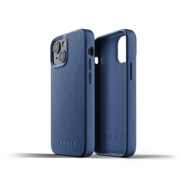 iPhone 13 Mini Kuori Full Leather Case Musta