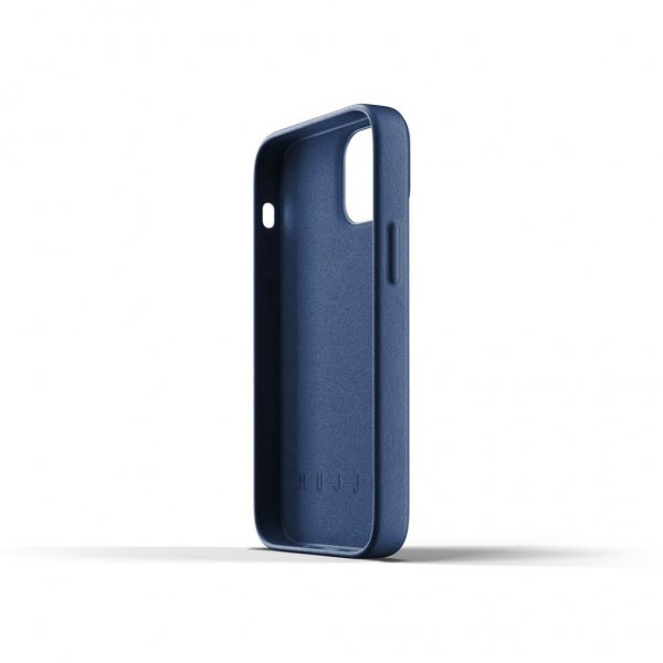 iPhone 13 Mini Kuori Full Leather Case Monaco Blue