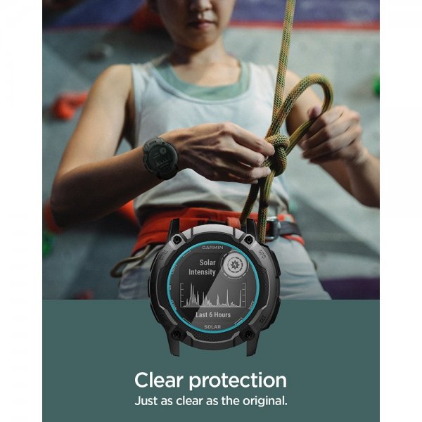 Garmin Instinct 2X Solar Näytönsuoja GLAS.tR EZ Fit 2-pakkaus