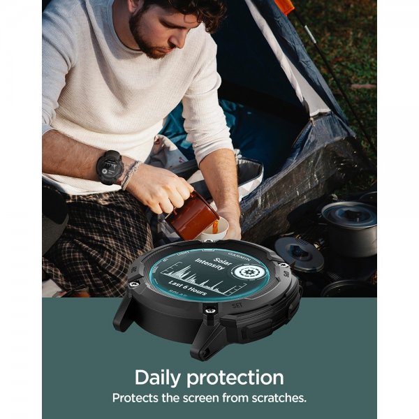 Garmin Instinct 2X Solar Näytönsuoja GLAS.tR EZ Fit 2-pakkaus