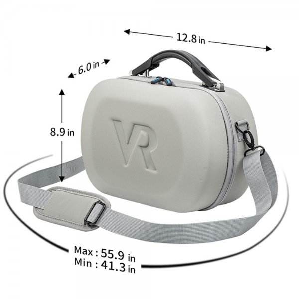 Meta Quest 2/Oculus Quest 2/Meta Quest Pro Säilytyskotelo olkahihnalla