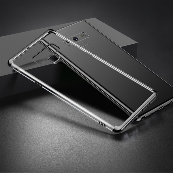 Shining Case till Samsung Galaxy Note 9 Suojakuori Kovamuovi Musta
