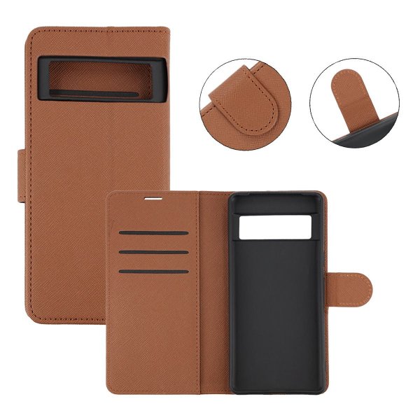 Google Pixel 7 Kotelo Telinetoiminto Ruskea