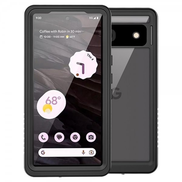 Google Pixel 7a Kuori Vedenkestävä IP68 Musta