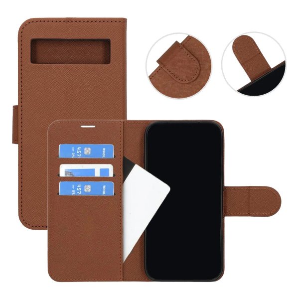 Google Pixel 8a Kotelo Telinetoiminto Ruskea