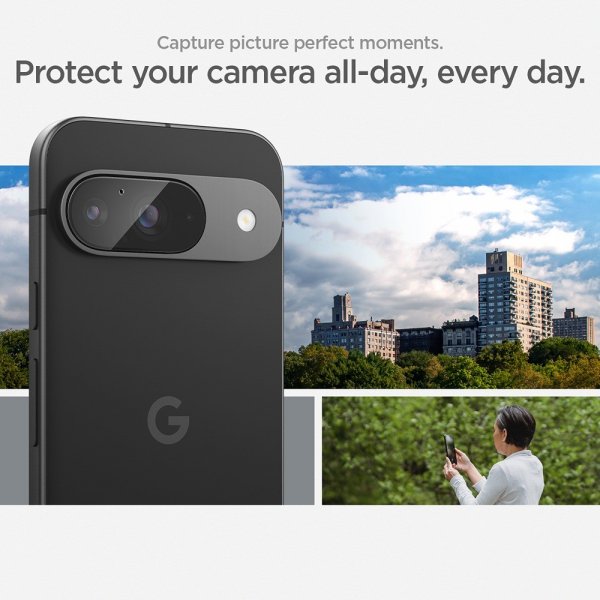 Google Pixel 9 Kameran suoja Glas.tR EZ Fit Optik 2-pakkaus