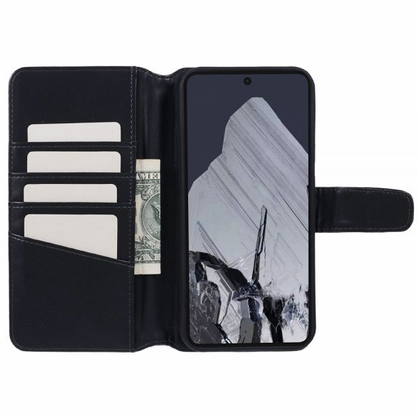 Google Pixel 9/Pixel 9 Pro Kotelo Essential Leather Raven Black