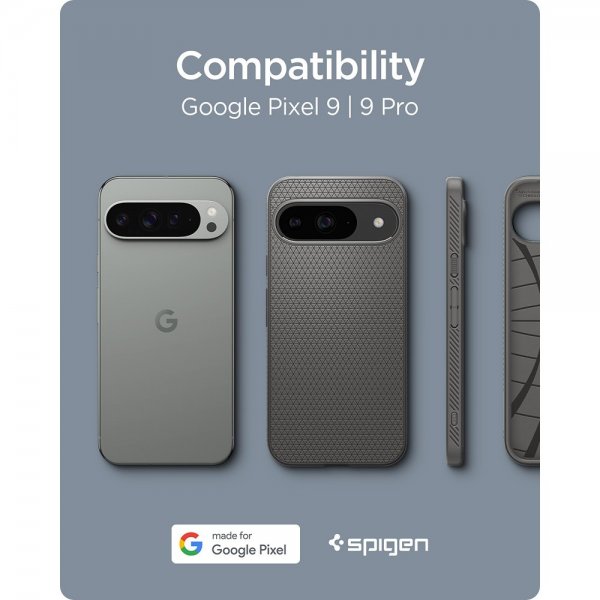 Google Pixel 9/Pixel 9 Pro Kuori Liquid Air Marble Gray