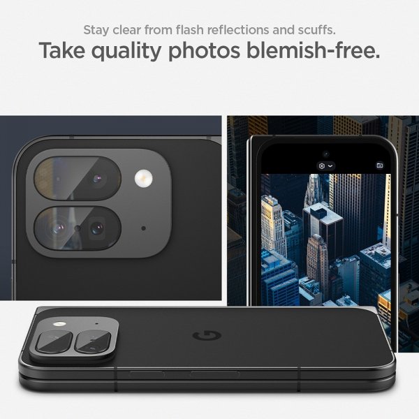 Google Pixel 9 Pro Fold Kameran suoja Glas.tR EZ Fit Optik 2-pakkaus