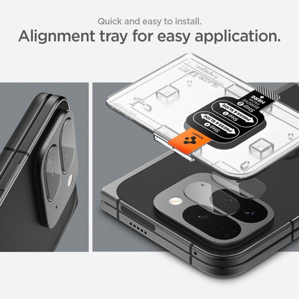 Google Pixel 9 Pro Fold Kameran suoja Glas.tR EZ Fit Optik 2-pakkaus