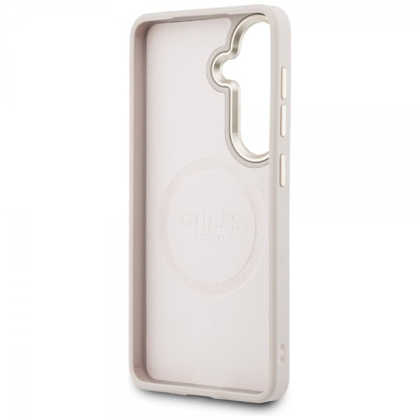 Samsung Galaxy S26 Kuori Saffiano Peony MagSafe Vaaleanpunainen