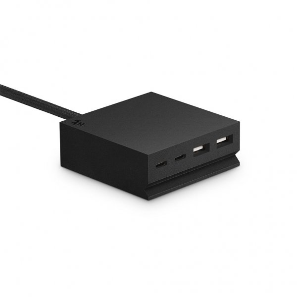 HIDE Mini+ Desktop Laturi 2 USB-C ja 2 USB-A Musta
