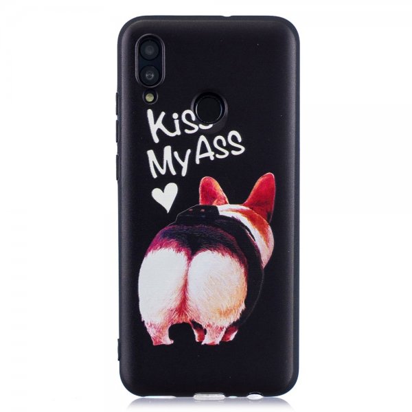 Huawei P Smart 2019 Suojakuori TPU-materiaali-materiaali Motiv Kiss My Ass
