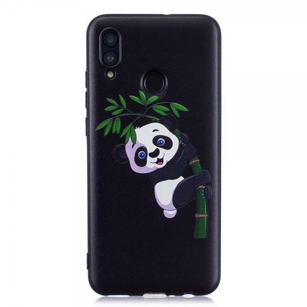 Huawei P Smart 2019 Suojakuori TPU-materiaali-materiaali Motiv Panda i BambuPuud
