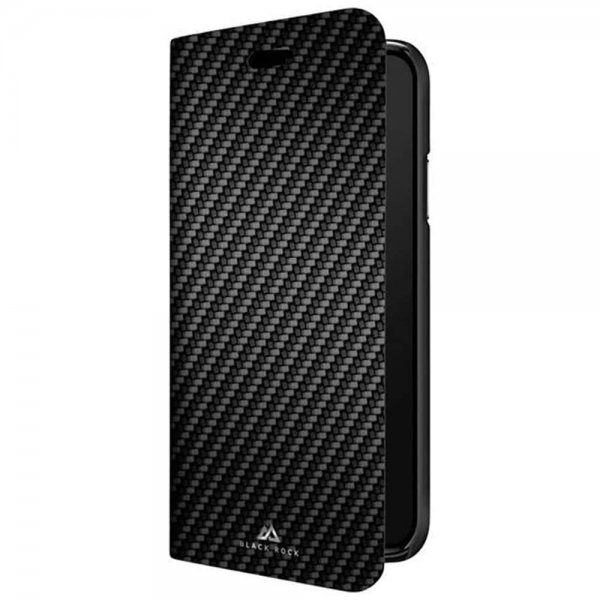 Huawei P30 Lite Kotelo Flex Carbon Booklet Musta