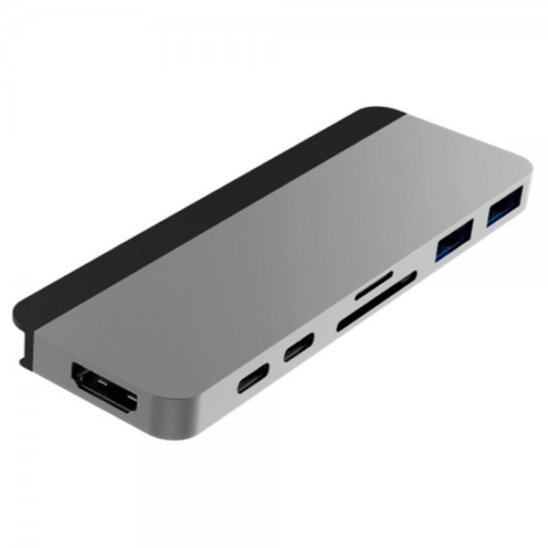 HyperDrive Duo 7-i-2 USB-C Hub Silver