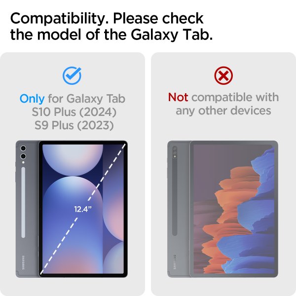 Samsung Galaxy Tab S9 Plus/Galaxy Tab S10 Plus Kuori Tough Armor Pro Musta