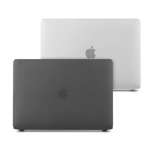 iGlaze MacBook Air 13 (M1 A2337. A1932. A2179) Kuori Läpinäkyvä Musta