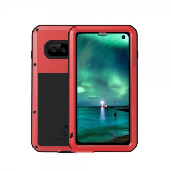 Samsung Galaxy S10 Kuori PoweRFul Case Iskunkestävä Punainen