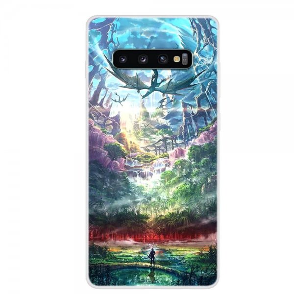 Samsung Galaxy S10 Kuori Aihe Lohikäärmemaalaus