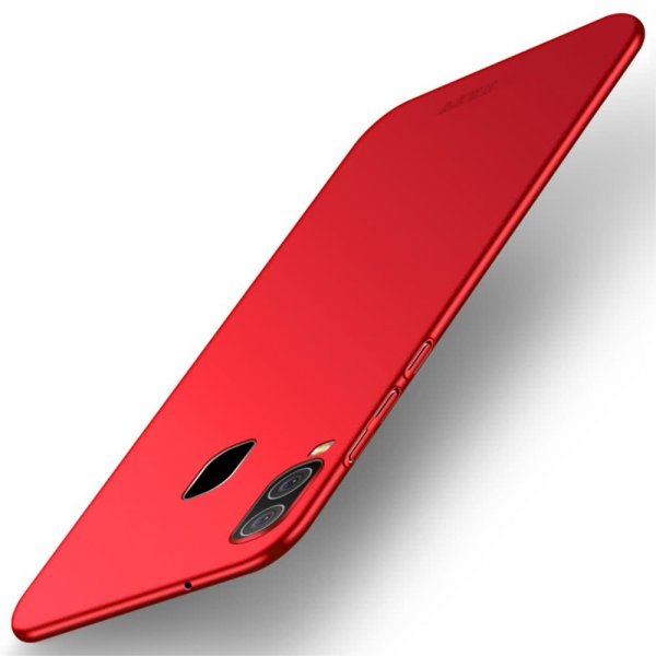 Samsung Galaxy A20E Suojakuori Shield Slim Kovamuovi Punainen