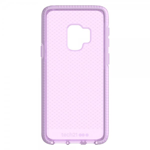 Samsung Galaxy S9 Suojakuori Evo Check TPU-materiaali-materiaali Läpinäkyvä Violetti
