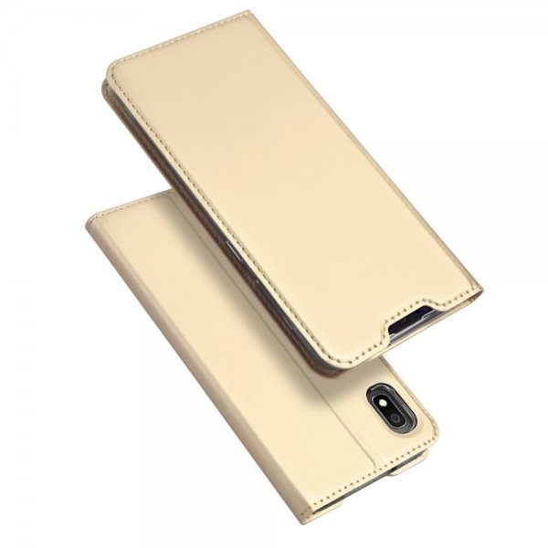 Samsung Galaxy A10 Suojakotelo Skin Pro Series Korttitasku Keltainend