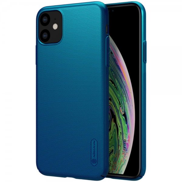 iPhone 11 Suojakuori Frosted Shield Kovamuovi Sininen