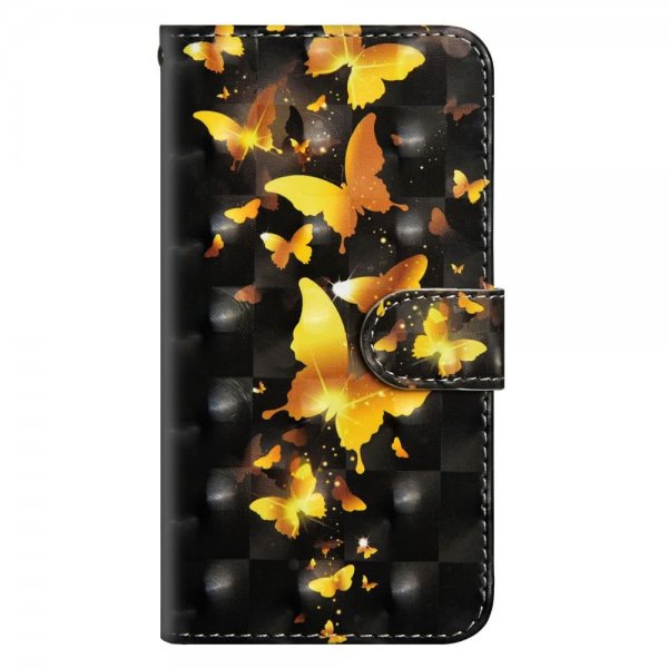 Samsung Galaxy A70 Suojakotelo Motiv Keltainendiga Fjärilar
