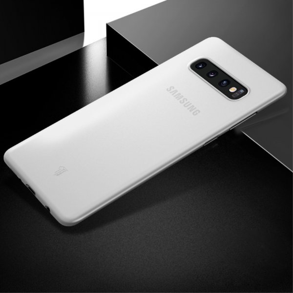 Samsung Galaxy S10 Plus Suojakuori Wings TPU-materiaali-materiaali Valkoinen
